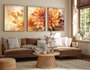 Wallity Cuadro Decorativo Enmarcado Huhu220 - 50 x 70 cm (3 Piezas)